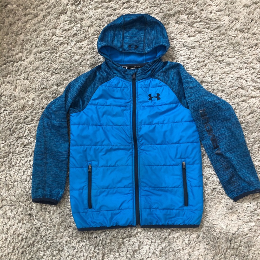 Under Armour zip up jacket.